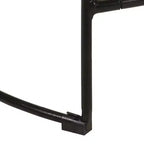 Tabourets de bar CLIHOME en bois massif et métal, sièges de cuisine vintage pour la maison (lot de 2)