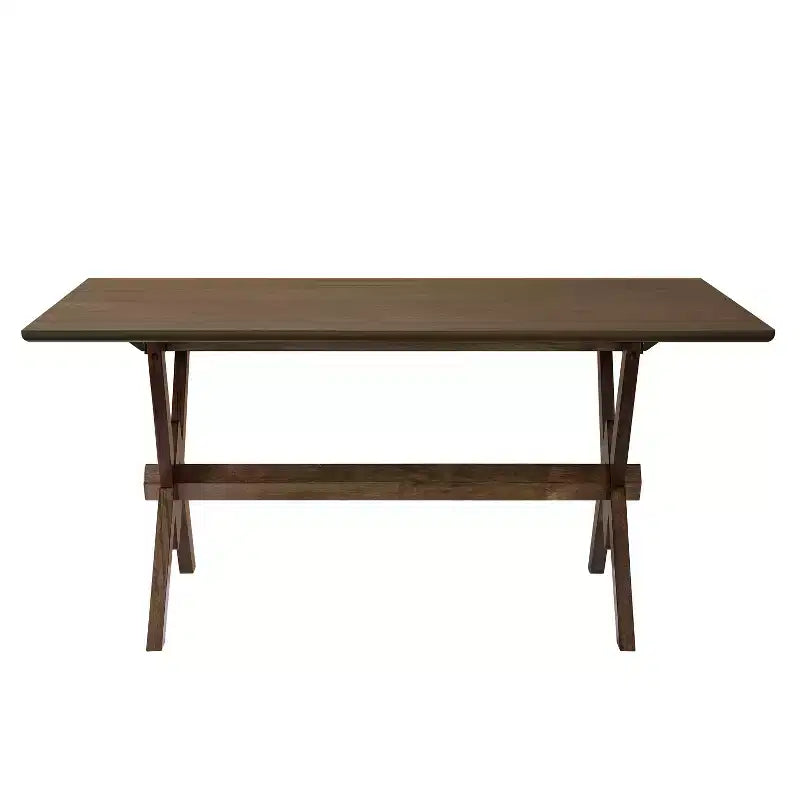 Table à manger en bois Eleanor Farmhouse 63 de Christopher Knight Home avec base en V double