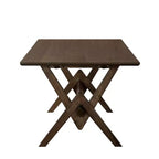 Table à manger en bois Eleanor Farmhouse 63 de Christopher Knight Home avec base en V double