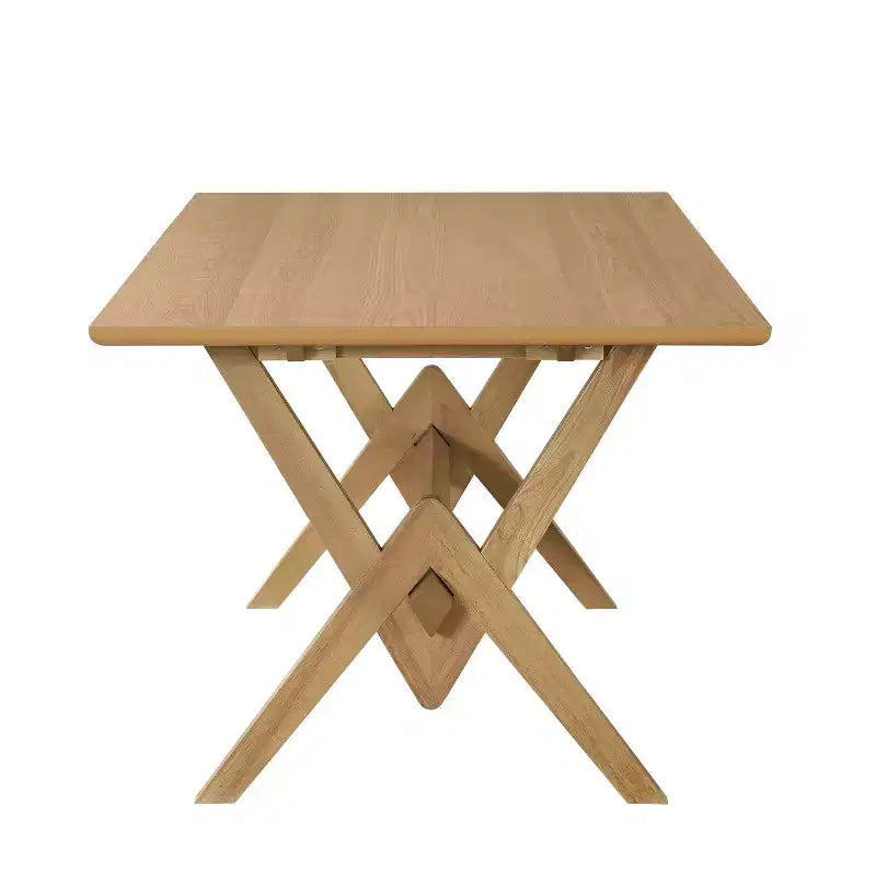 Table à manger en bois Eleanor Farmhouse 63 de Christopher Knight Home avec base en V double