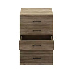 Commode Galano Hamsper 5 tiroirs (verrouillage) - Chêne noueux