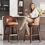 Crestlive Products Lot de 2 tabourets de bar de 30 pouces avec dossier, tabourets hauts pivotants confortables