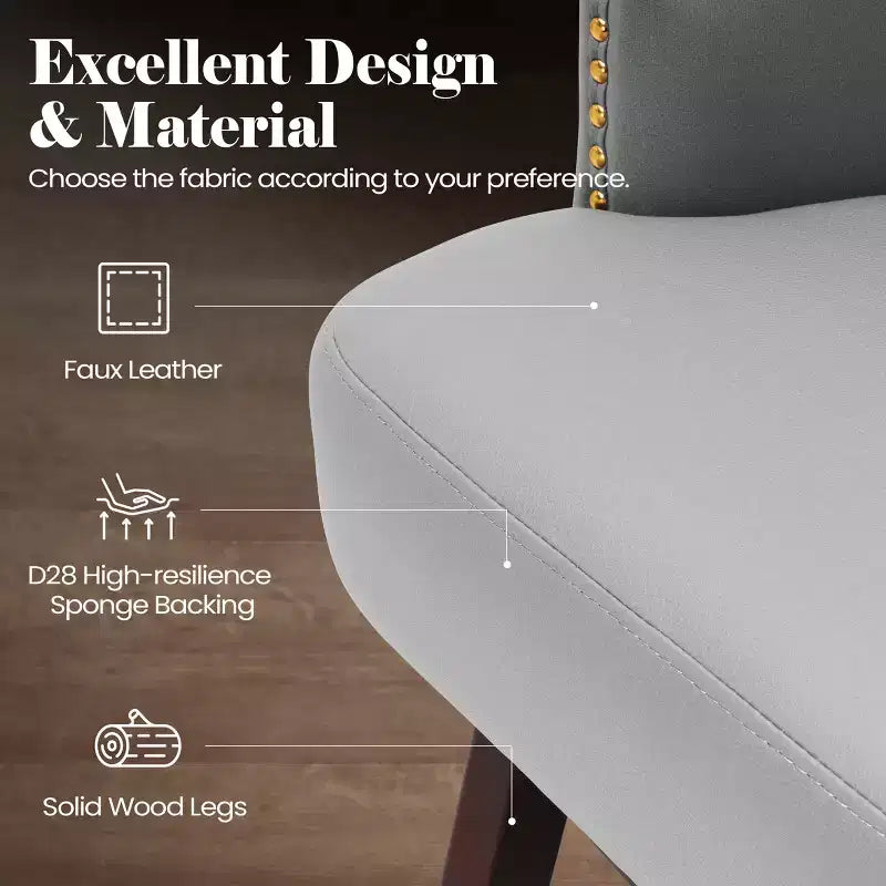 Crestlive Products Lot de 2 tabourets de bar de 30 pouces avec dossier, tabourets hauts pivotants confortables