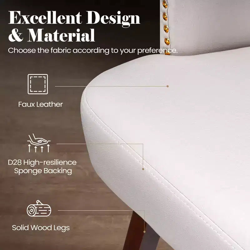 Crestlive Products Lot de 2 tabourets de bar de 30 pouces avec dossier, tabourets hauts pivotants confortables