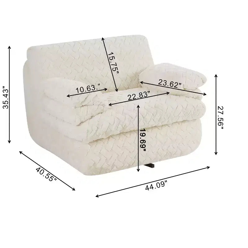 Fauteuil pivotant entièrement compressif Whisen