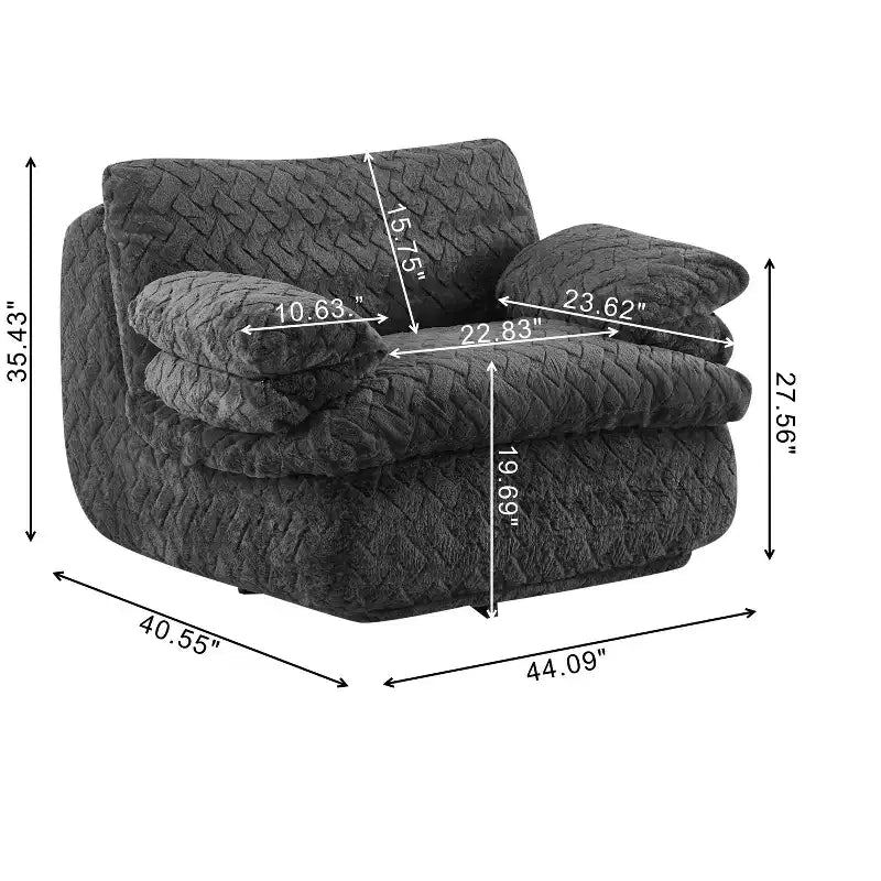 Fauteuil pivotant entièrement compressif Whisen