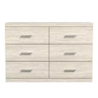 Commode Galano Carmelo 6 tiroirs (Interlock) - Travertin
