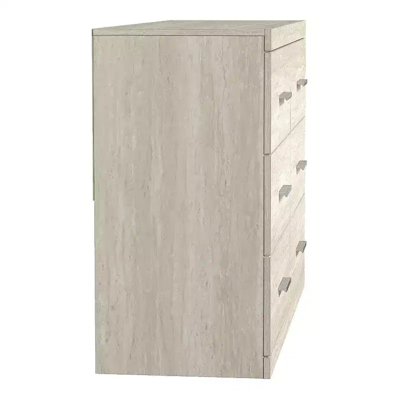 Commode Galano Carmelo 6 tiroirs (Interlock) - Travertin
