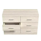 Commode Galano Carmelo 6 tiroirs (Interlock) - Travertin