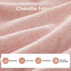 Canapé modulable beige en forme de L en tissu chenille avec ottoman, base en bois de haute qualité pour salons