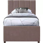 Lit gigogne double en similicuir Hudson de Meridian Furniture