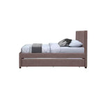Lit gigogne double en similicuir Hudson de Meridian Furniture