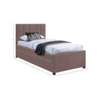 Lit gigogne double en similicuir Hudson de Meridian Furniture