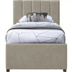 Lit gigogne double en similicuir Hudson de Meridian Furniture