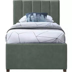 Lit gigogne double en similicuir Hudson de Meridian Furniture