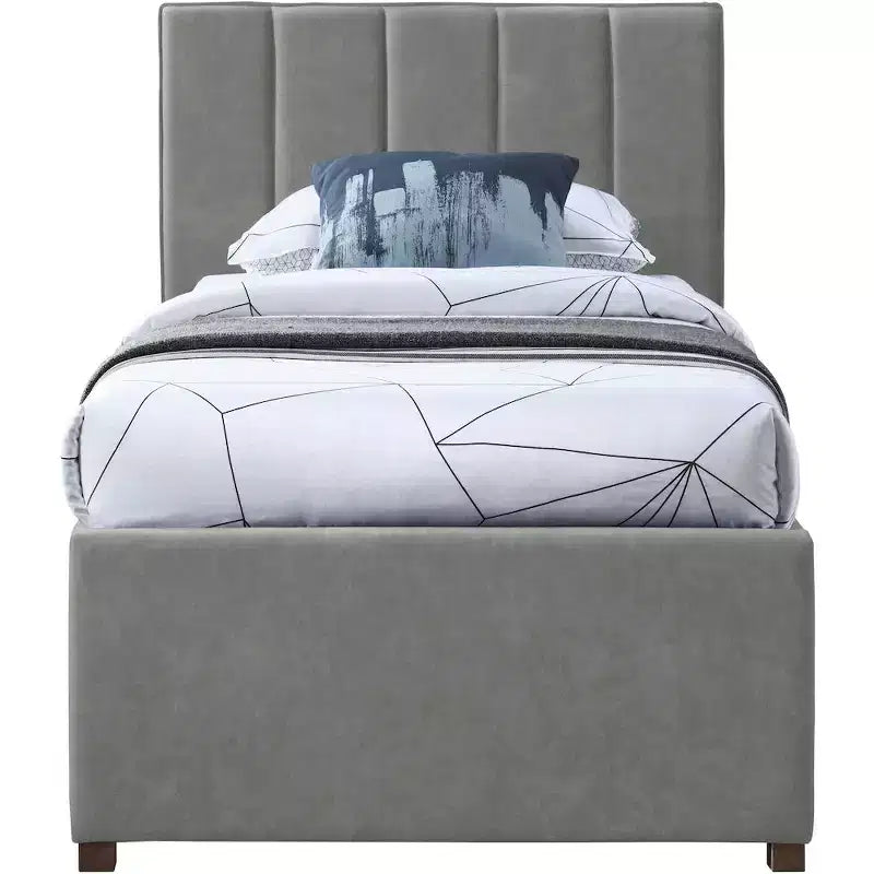 Lit gigogne double en similicuir Hudson de Meridian Furniture