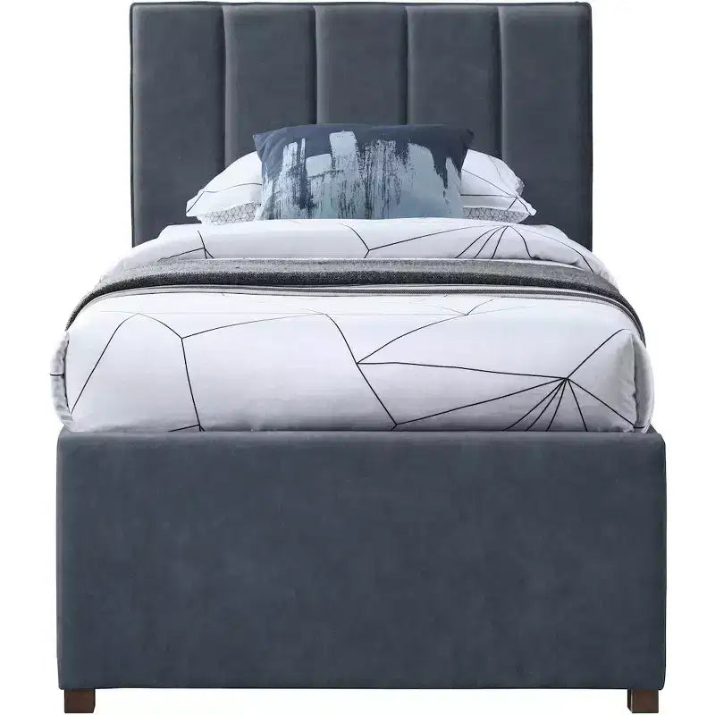 Lit gigogne double en similicuir Hudson de Meridian Furniture