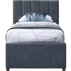 Lit gigogne double en similicuir Hudson de Meridian Furniture