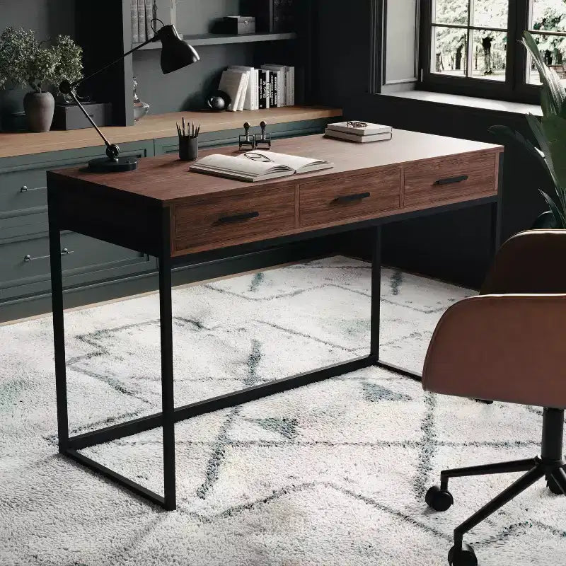 Bureau Martha Stewart Ollie avec 3 tiroirs