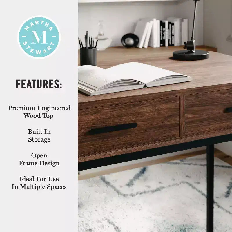 Bureau Martha Stewart Ollie avec 3 tiroirs