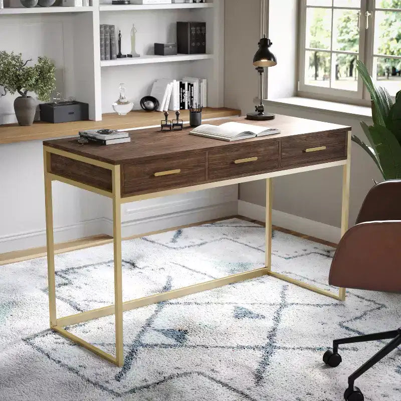 Bureau Martha Stewart Ollie avec 3 tiroirs