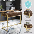 Bureau Martha Stewart Ollie avec 3 tiroirs