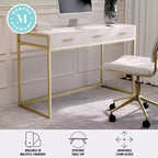 Bureau Martha Stewart Ollie avec 3 tiroirs