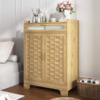 Meuble bas de bar à café Okak, buffet de rangement avec tiroir et étagère réglable, meuble d'appoint pour cuisine, salle à manger, salle de bain, entrée