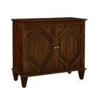 Okak Meuble de Rangement Rétro 85cm, Meuble d'Entrée avec 2 Portes, Meuble Décoratif pour Salon, Couloir, Entrée