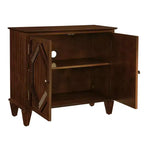 Okak Meuble de Rangement Rétro 85cm, Meuble d'Entrée avec 2 Portes, Meuble Décoratif pour Salon, Couloir, Entrée