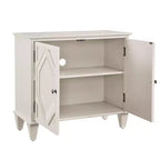 Okak Meuble de Rangement Rétro 85cm, Meuble d'Entrée avec 2 Portes, Meuble Décoratif pour Salon, Couloir, Entrée