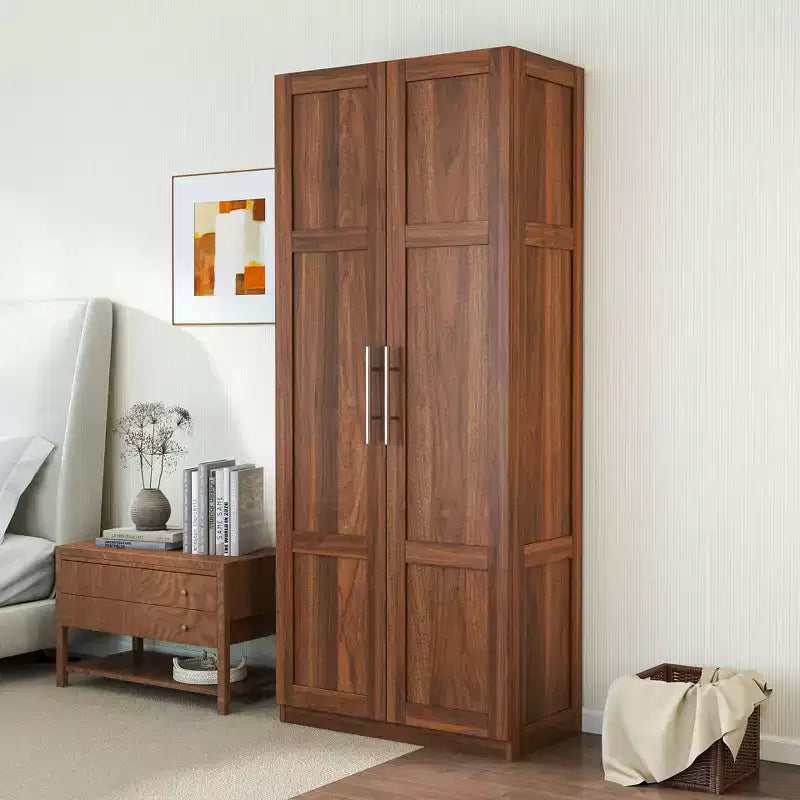 Meuble Haut Moderne Okak, Armoire de Rangement Autonome avec 2 Portes et 4 Étagères, Meuble de Rangement pour Salon, Salle à Manger, Cuisine