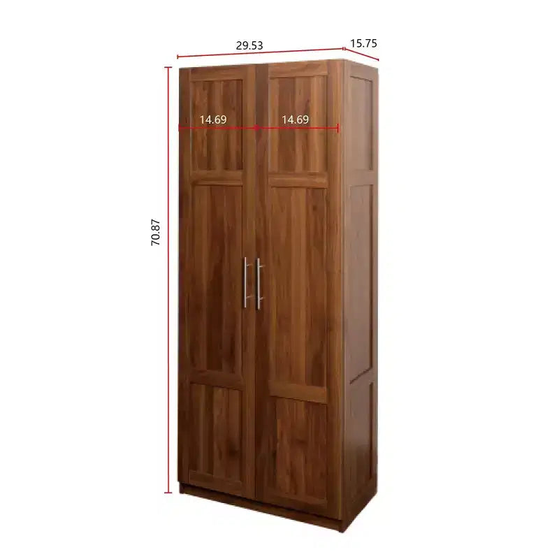 Meuble Haut Moderne Okak, Armoire de Rangement Autonome avec 2 Portes et 4 Étagères, Meuble de Rangement pour Salon, Salle à Manger, Cuisine