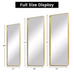 MAYEERTY Miroir rectangulaire d'angle pleine longueur pour salon et chambre