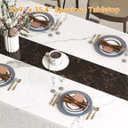 Zevemomo70.9Table de salle à manger pour 6 à 8 personnes, Table de salle à manger de style ferme, avec plateau spacieux et base triangulaire en acier pour cuisine, salle à manger - Blanc