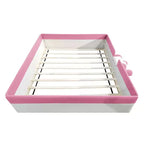 Lit Montessori Bellemave en PU rembourré avec clôture et escalier, lit au sol Queen Size avec lattes pour enfants, filles et garçons (rose+blanc)
