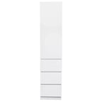 Meuble de rangement AndMakers en bois blanc de 40 cm avec tiroirs