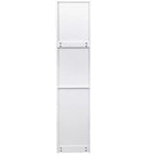 Meuble de rangement AndMakers en bois blanc de 40 cm avec tiroirs
