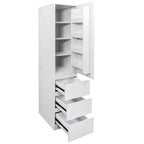 Meuble de rangement AndMakers en bois blanc de 40 cm avec tiroirs