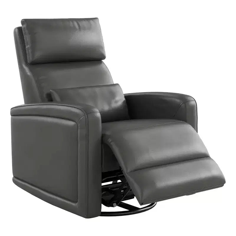 Fauteuil inclinable manuel, fauteuil à bascule pivotant à 360°, canapé simple avec dossier ergonomique, adapté au salon