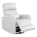 Fauteuil inclinable manuel, fauteuil à bascule pivotant à 360°, canapé simple avec dossier ergonomique, adapté au salon