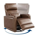 Fauteuil inclinable manuel, fauteuil à bascule pivotant à 360°, canapé simple avec dossier ergonomique, adapté au salon