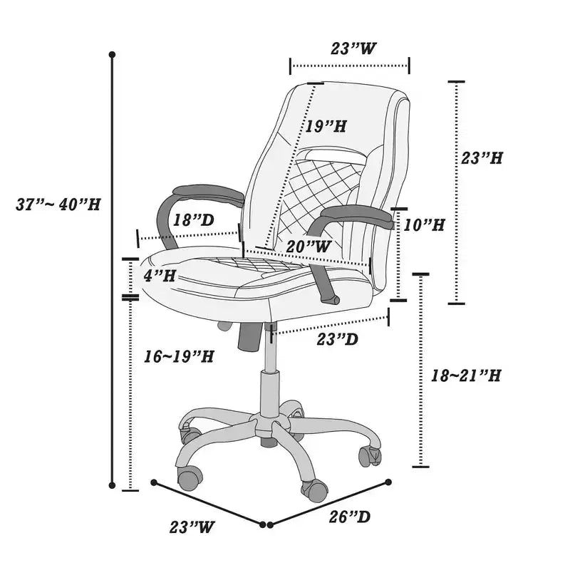 Chaise de jeu Okak avec accoudoirs, chaise croisée avec roulettes, chaise d'ordinateur rembourrée pour étude, bureau, salle de jeux