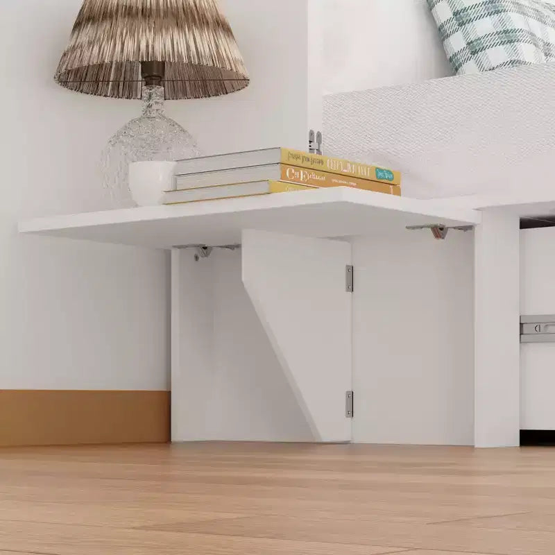 Lit escamotable grand format Famapy Space : Conception pliable, rangement intégré Idéal pour les chambres à coucher
