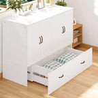 Lit escamotable grand format Famapy Space : Conception pliable, rangement intégré Idéal pour les chambres à coucher
