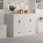 Lit escamotable grand format Famapy Space : Conception pliable, rangement intégré Idéal pour les chambres à coucher