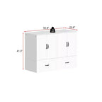 Lit escamotable grand format Famapy Space : Conception pliable, rangement intégré Idéal pour les chambres à coucher