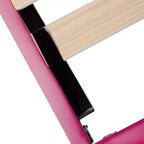 Bellemave Tête de lit Couronne Grand Lit Princesse pour Filles, Cadre de Lit Capitonnée avec Lumières LED pour Enfants, Rose