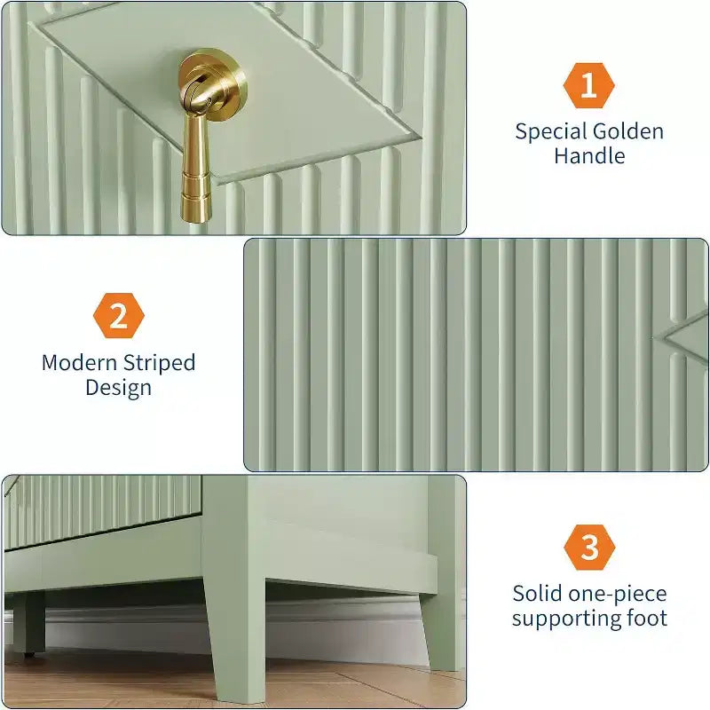 Coiffeuse de chambre à coucher avec 6 tiroirs, commode moderne de 137 cm de large avec poignées en métal, meuble de rangement en bois pour chambre, salon, couloir