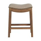 Tabouret de comptoir Williston avec clous décoratifs